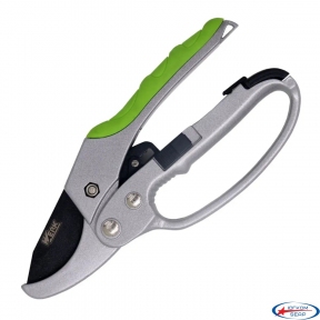 Секатор садовий 200мм з храповим механізмом WERK