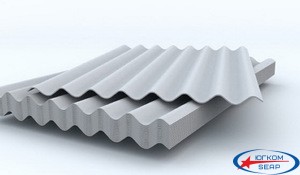 Шифер волокнистоцементний 1,75 х 1,13 м 58мм Івано-Франківський 