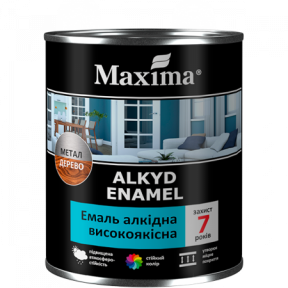 Емаль алкідна високоякісна Maxima біла 40 кг