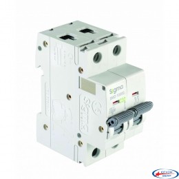 Автоматичний вимикач SIGMA 10кА, 2Р, 50А 