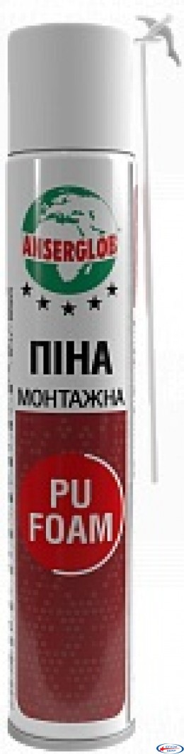Піна монтажна ручна Anserglob PU FOAM 750 мл