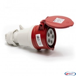 Розетка силова 16А/5 (3Р+N+РЕ) IP44, TP electric (3105-304-1601)
