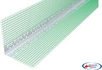 Кут ПВХ зі штукатурною сіткою 10Х10 2,5м Ансерглоб (зелена)