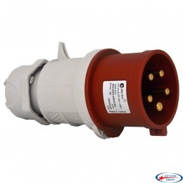 Вилка силова 16А/5 (3Р+N+РЕ) IP44, TP electric (3105-301-1601)