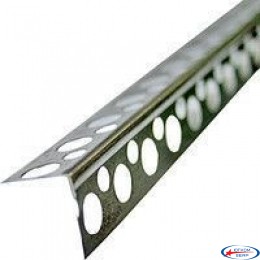 Уголок перфорированный алюминиевый 3,0 м