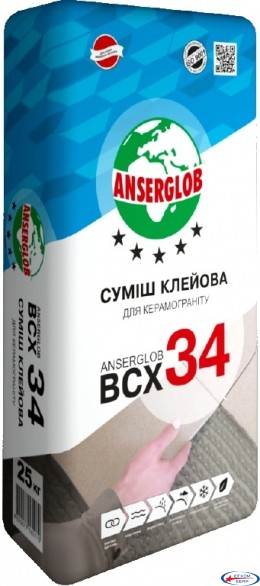 Клей Anserglob BCX 34 25кг