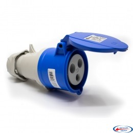 Розетка силова 32А/3 (2Р+РЕ) IP44, TP electric (3124-304-0901)