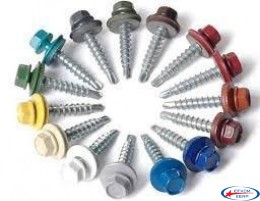 Саморез 4.8х35 с шестигранной головкой и со сверлом (уп.100 шт) 