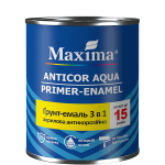 Ґрунт-емаль 3 в 1 Anticor Aqua Maxima сірий 0,9 кг