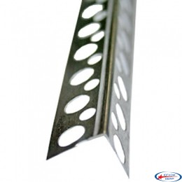 Защитный угол алюминиевый  3,0 м перфор.