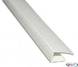 Торцевой профиль для гипсокартона 12.5мм (ПВХ) 2.5 м