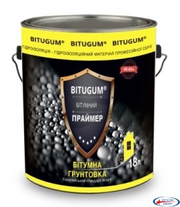 Праймер бітумно-каучуковий Bitugum (3 л) Україна 