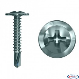 Саморіз 4,2*51 з пресшайбою зі свердлом оцинкований (100 шт)