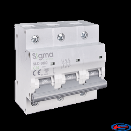 Автоматичний вимикач PRO SIGMA 6кА, 3Р, 125А 